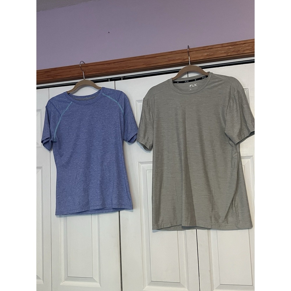 FLX Orvis Trout Bum Green Blue Athletic Shirt Lot Size Medium